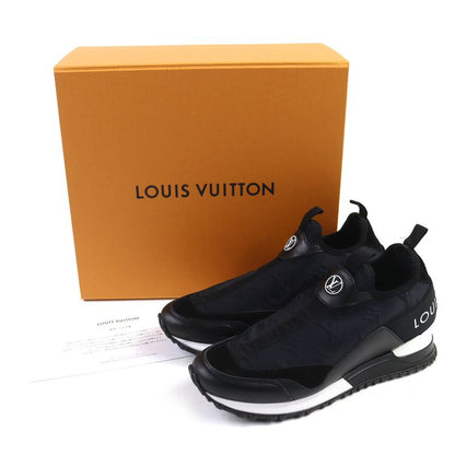 △louis Vuitton Run Away Line Leather LV Logo Monogram Fabric Leather Sneakers