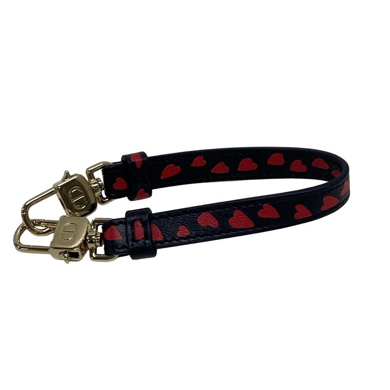 Dior Christian Dior Shoulder Bag - Black X Red Smartphone Pochette Chain