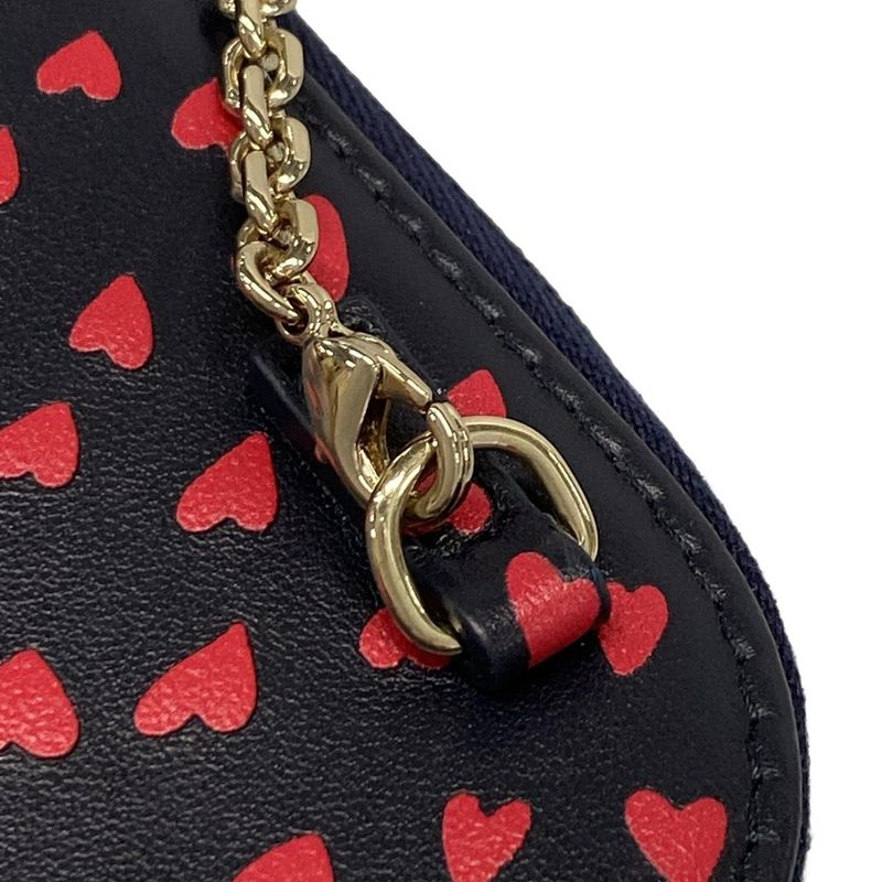 Dior Christian Dior Shoulder Bag - Black X Red Smartphone Pochette Chain