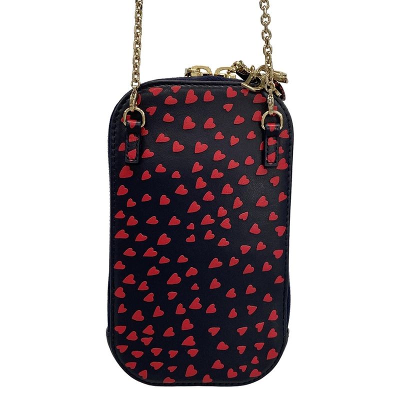 Dior Christian Dior Shoulder Bag - Black X Red Smartphone Pochette Chain