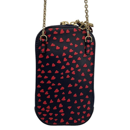 Dior Christian Dior Shoulder Bag - Black X Red Smartphone Pochette Chain
