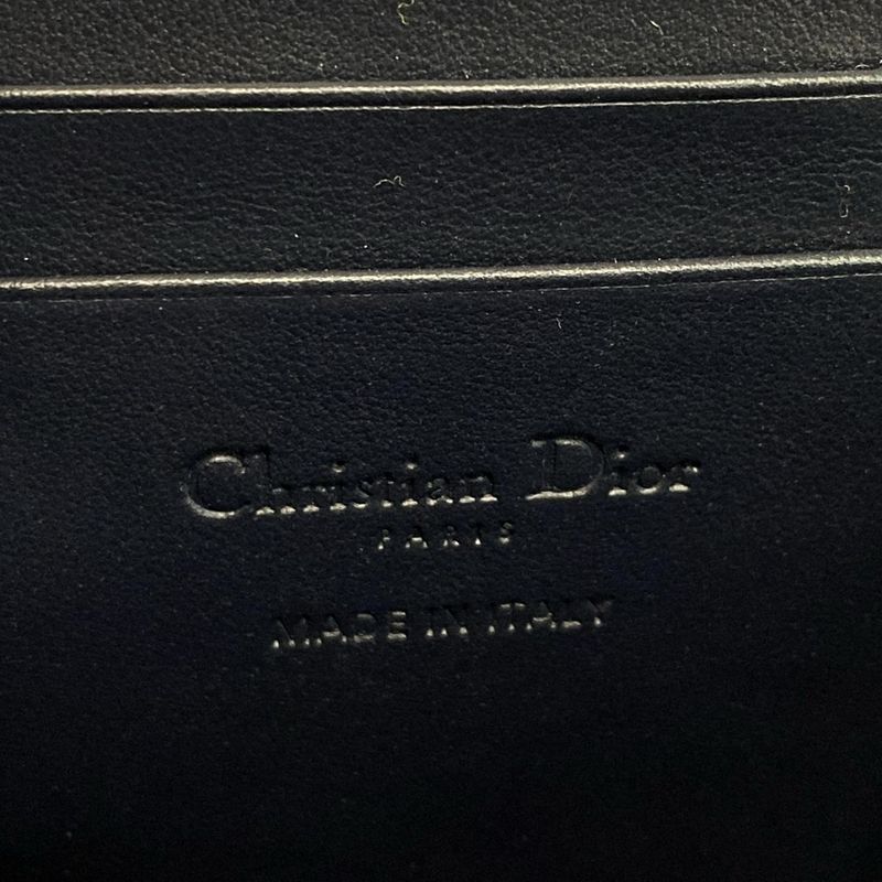 Dior Christian Dior Shoulder Bag - Black X Red Smartphone Pochette Chain