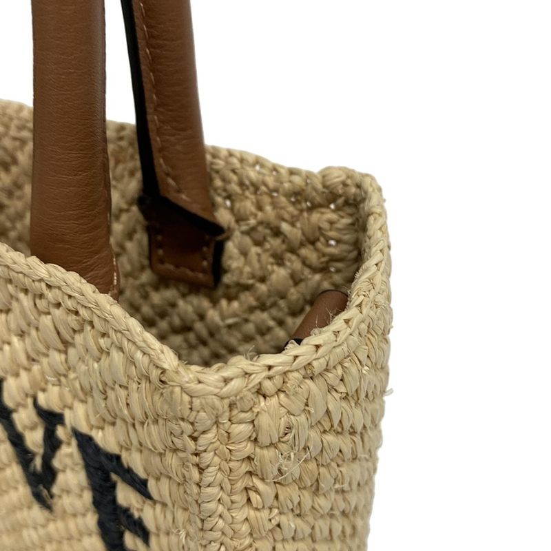 Loewe Tote Bag Standard A5 Tote Beige X Brown Leather