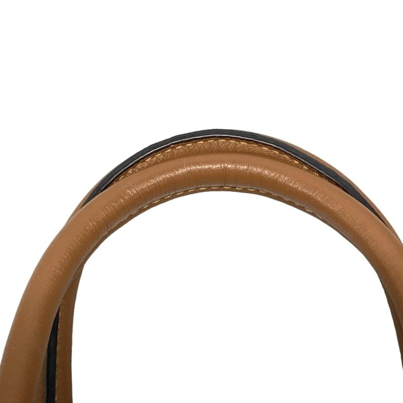 Loewe Tote Bag Standard A5 Tote Beige X Brown Leather