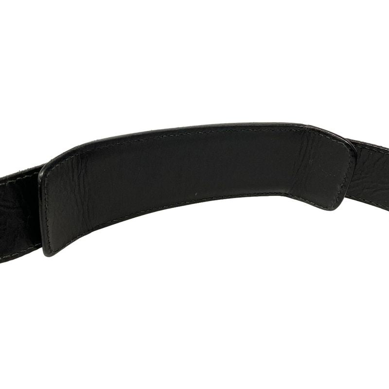 Gucci Shoulder Bag GG Pattern 272350 Black Leather