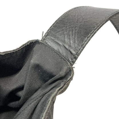 Gucci Shoulder Bag GG Pattern 272350 Black Leather