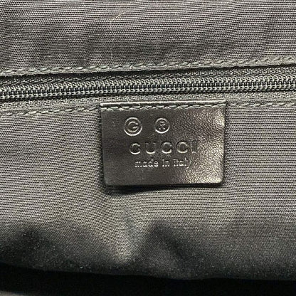 Gucci Shoulder Bag GG Pattern 272350 Black Leather