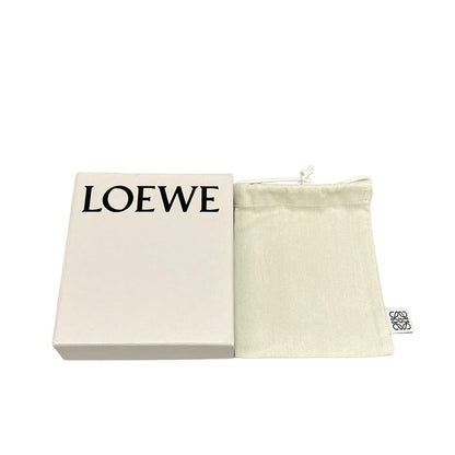 Loewe Card Case Puzzle Stitch Plain Card Holder C510320x03 Beige Leather