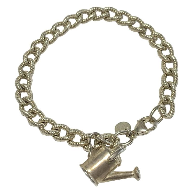Tiffany & Co Bracelet Twisted Rope Link Silver Vintage Watering