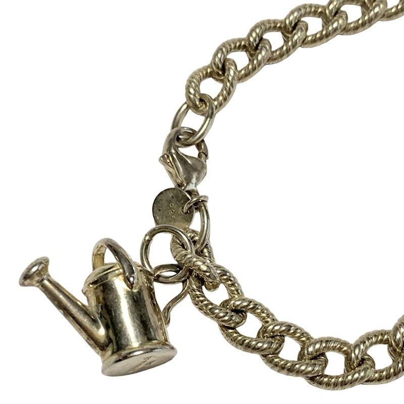 Tiffany & Co Bracelet Twisted Rope Link Silver Vintage Watering