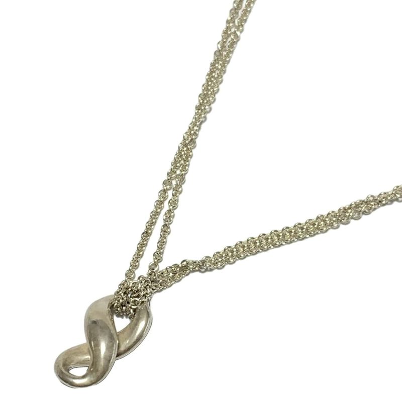 Tiffany & Co Necklace Figure Eight Silver