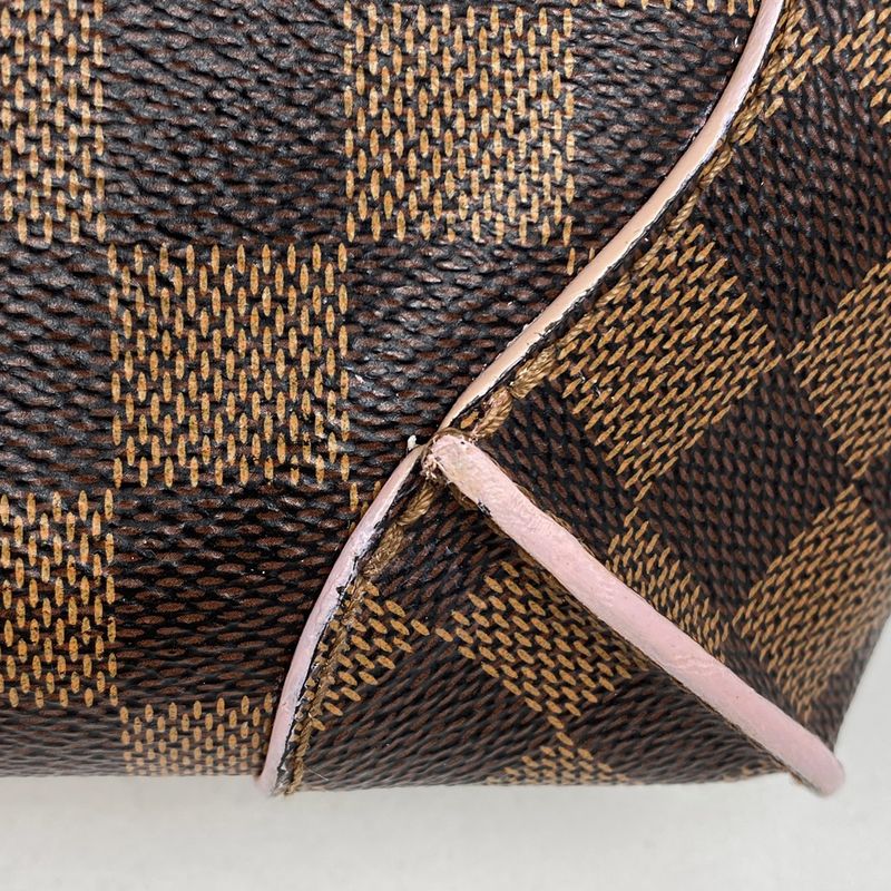 Louis Vuitton Kaisa Tote PM Handbag Damier Brown Rose Ballerine N41554 Women's