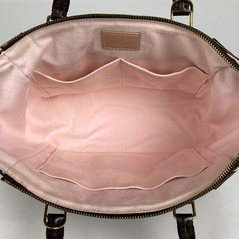 Louis Vuitton Kaisa Tote PM Handbag Damier Brown Rose Ballerine N41554 Women's