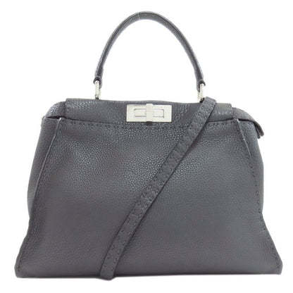 Fendi Peekaboo Selleria 2WAY Handbag Calf Ladies