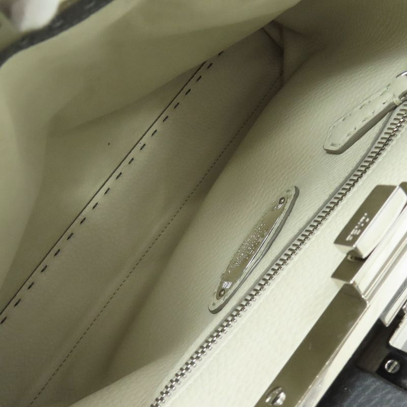 Fendi Peekaboo Selleria 2WAY Handbag Calf Ladies