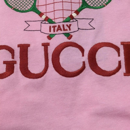 Gucci Short Sleeve T-Shirt Size L Women's - 580762-Xjbhp Pink Crew Neck