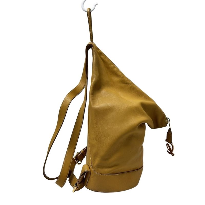 Loewe Rucksack Sac Anton Backpack Dark Yellow Leather