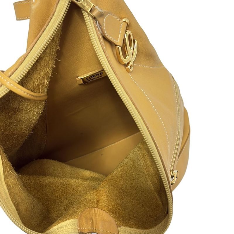 Loewe Rucksack Sac Anton Backpack Dark Yellow Leather