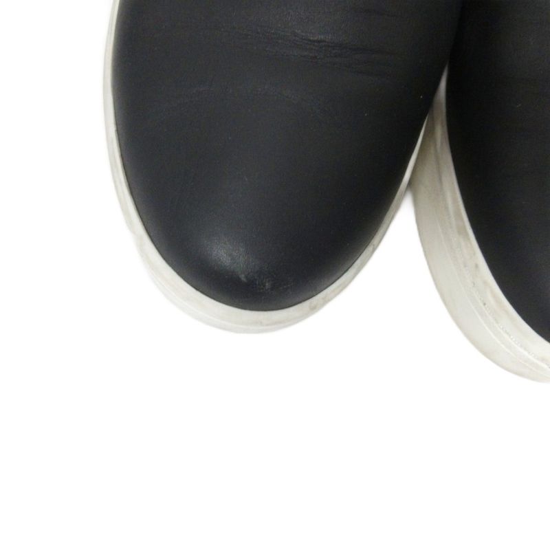 Prada Sports Prada Sport Leather Slip-On Shoes Sneakers Low Cut 37 Black Aa