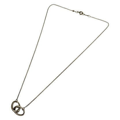 Tiffany & Co Necklace Double Loop Silver