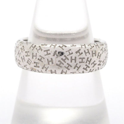 Hermes Ring 57 Toubu 18k White Gold Total Weight: 9.2g
