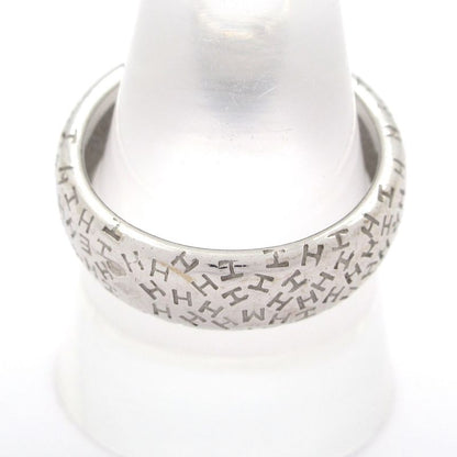 Hermes Ring 57 Toubu 18k White Gold Total Weight: 9.2g
