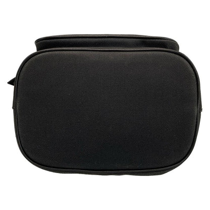 Prada Handbag Duet Logo Jacquard 1bh038 Black Draw String Shape Leather