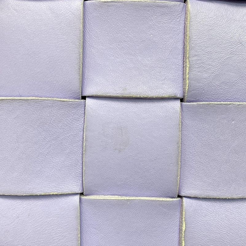 Bottega Veneta Tote Bag Cassette Purple Leather