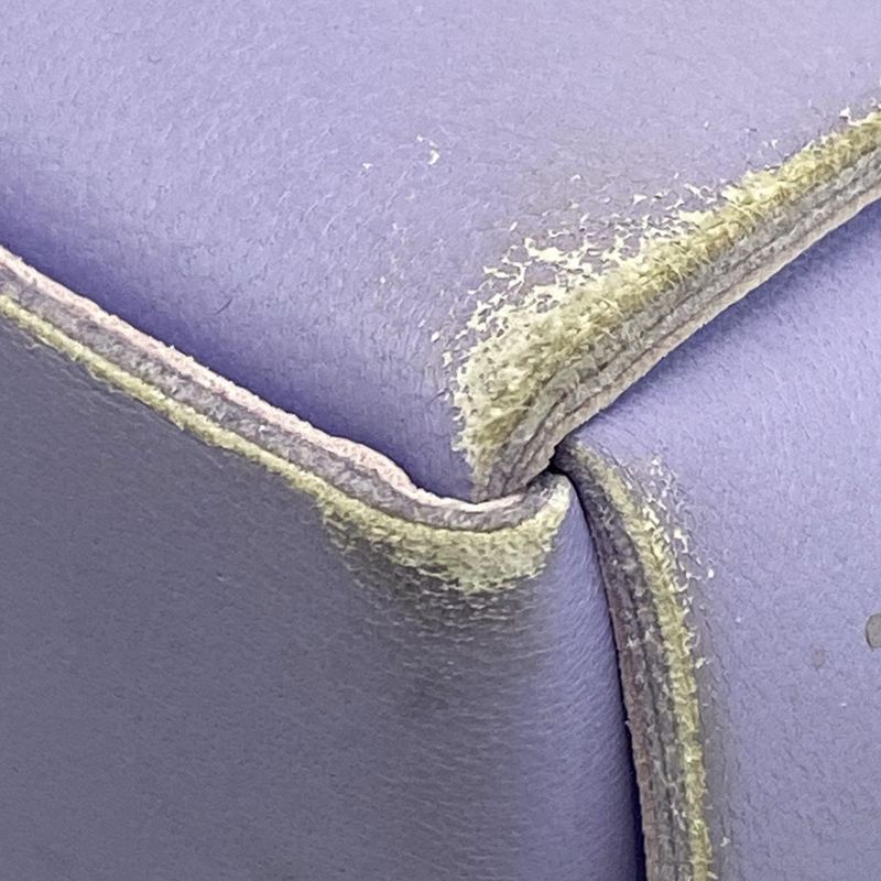 Bottega Veneta Tote Bag Cassette Purple Leather