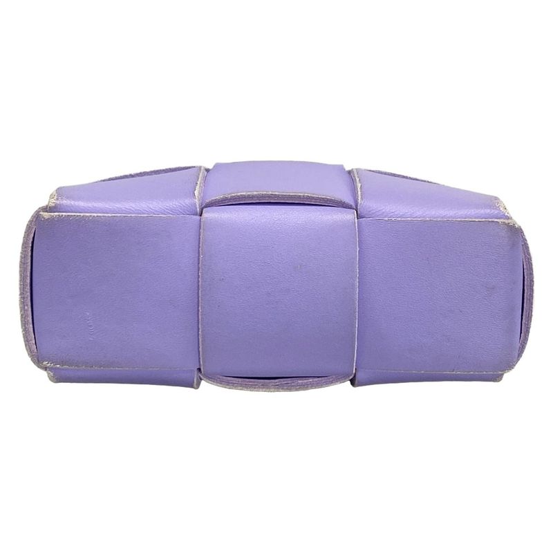Bottega Veneta Tote Bag Cassette Purple Leather