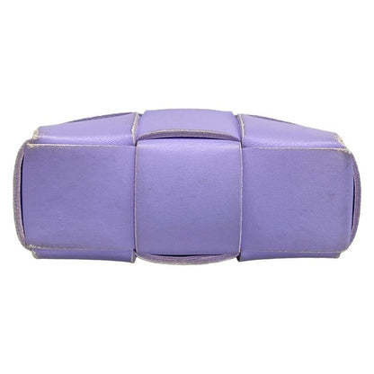 Bottega Veneta Tote Bag Cassette Purple Leather