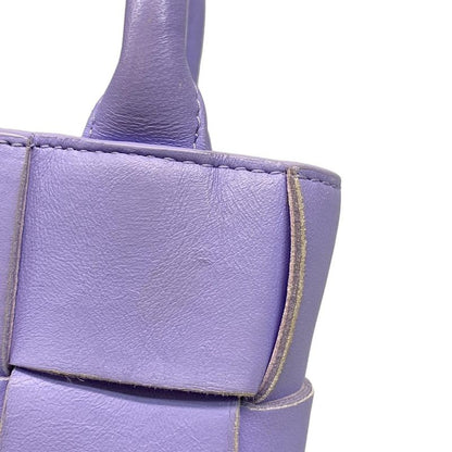 Bottega Veneta Tote Bag Cassette Purple Leather