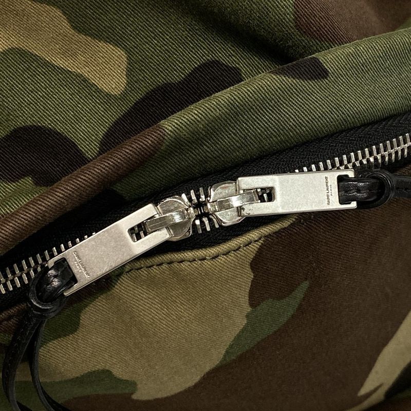 Saint Laurent Paris Rucksack Sac Classic Hunter Backpack 326865 Green X Dark