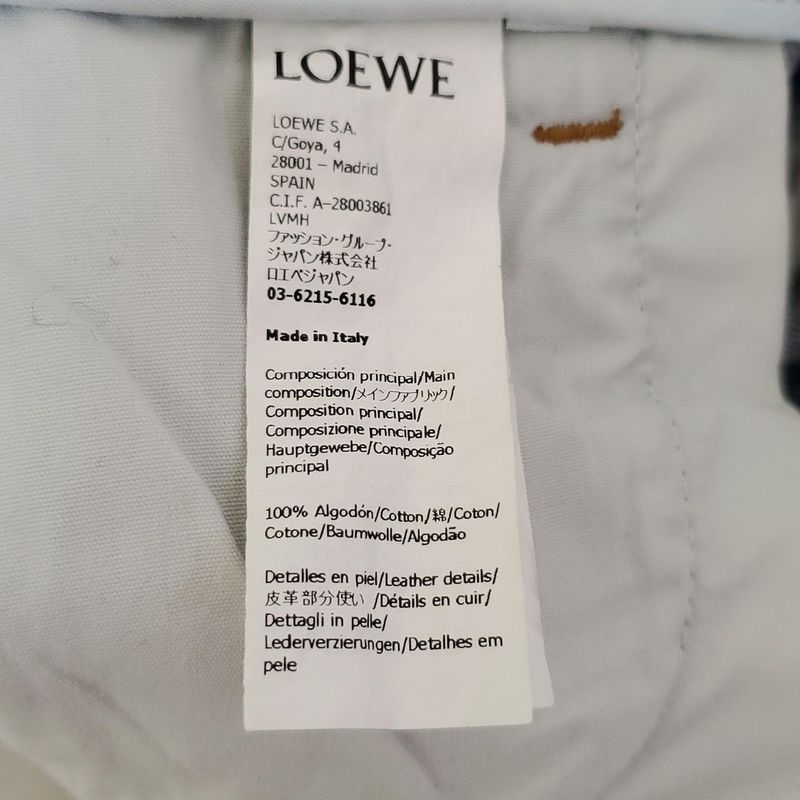 Loewe Jeans Size 32 XS Women's Trompe L'oeil Double Waist Denim Pants S540y11x27