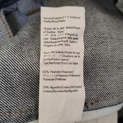 Loewe Jeans Size 32 XS Women's Trompe L'oeil Double Waist Denim Pants S540y11x27