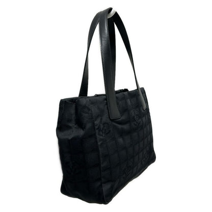 Chanel Tote Bag New Travel Line Tote PM Black Leather