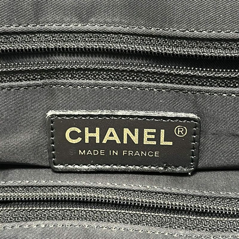 Chanel Tote Bag New Travel Line Tote PM Black Leather