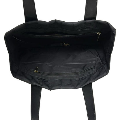 Chanel Tote Bag New Travel Line Tote PM Black Leather