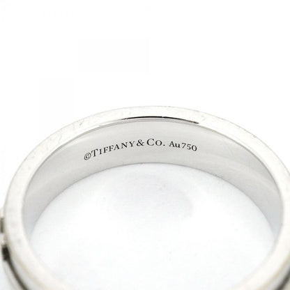 Tiffany & Co Ring T Narrow 18k White Gold White Gold No 20 Men's