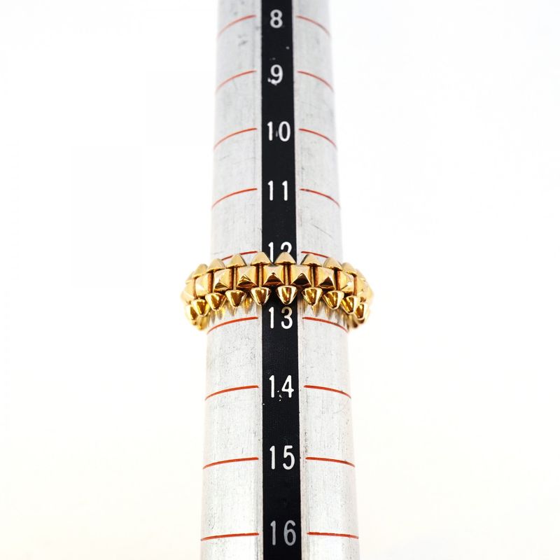 Cartier Ring Crush 18k Pink Gold Pink Gold #53 Ladies