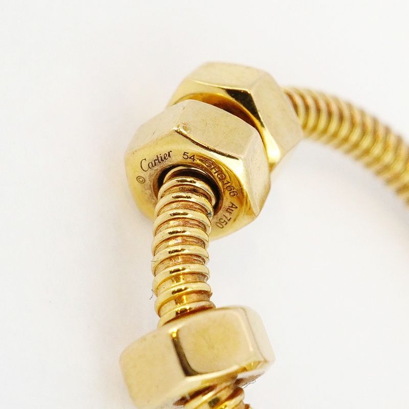 Cartier Ring Eccle de 18k Yellow Gold Yellow Gold #54 Ladies