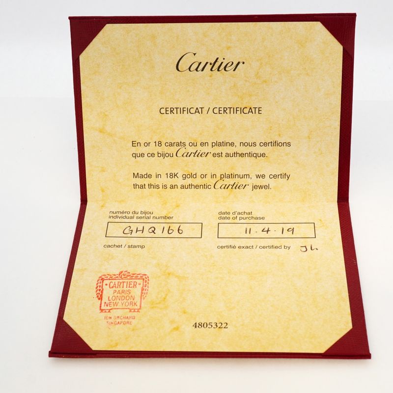 Cartier Ring Eccle de 18k Yellow Gold Yellow Gold #54 Ladies