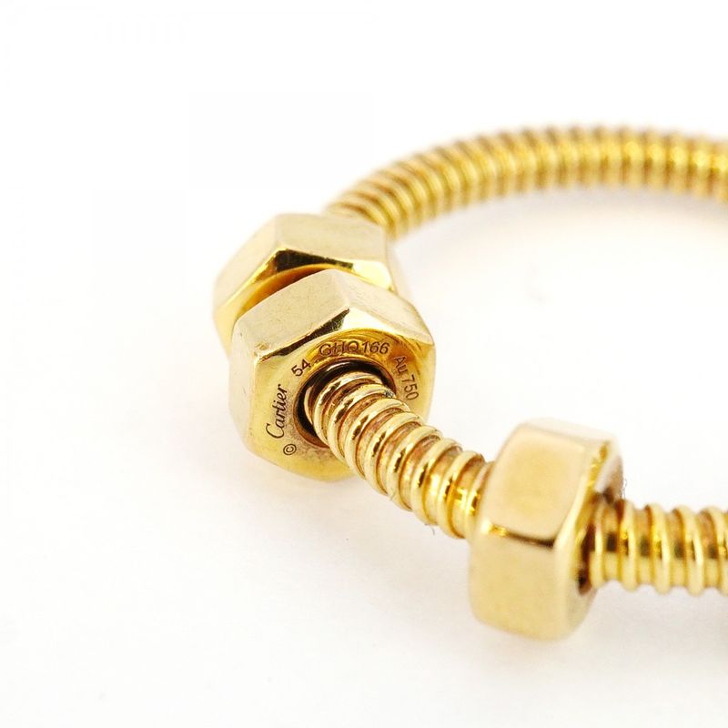 Cartier Ring Eccle de 18k Yellow Gold Yellow Gold #54 Ladies
