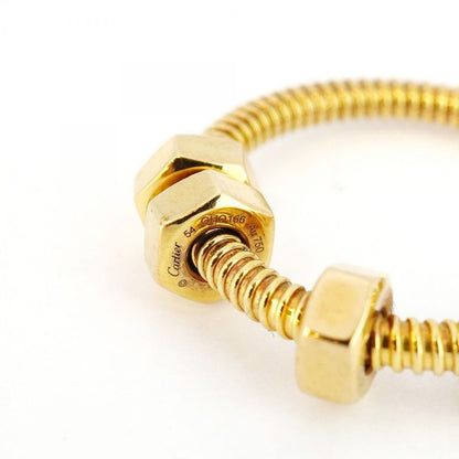 Cartier Ring Eccle de 18k Yellow Gold Yellow Gold #54 Ladies