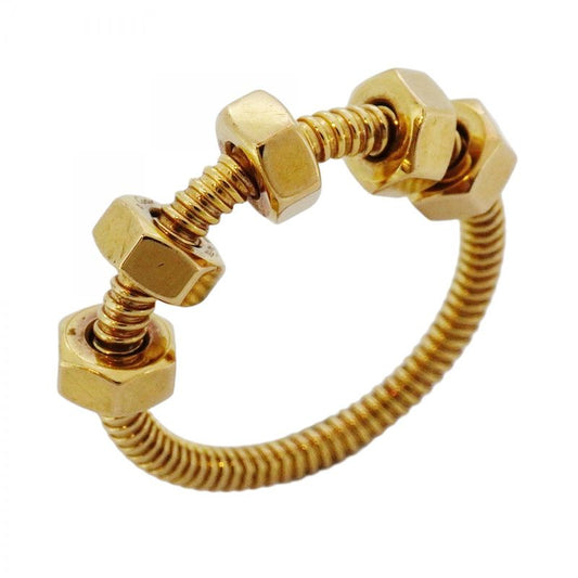 Cartier Ring Eccle de 18k Yellow Gold Yellow Gold #54 Ladies