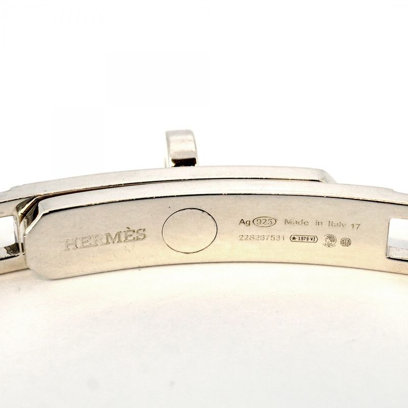 Hermes Bracelet Kelly Chaine Double Tour Silver 925 Men Women Unisex