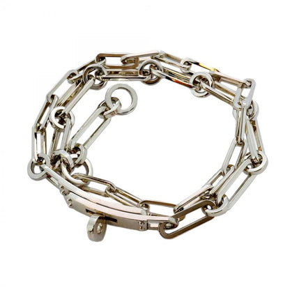 Hermes Bracelet Kelly Chaine Double Tour Silver 925 Men Women Unisex