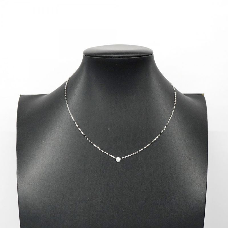 Cartier Necklace Damour Sm 1pd 18k White Gold White Gold Diamond Ladies