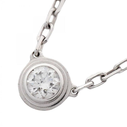 Cartier Necklace Damour Sm 1pd 18k White Gold White Gold Diamond Ladies