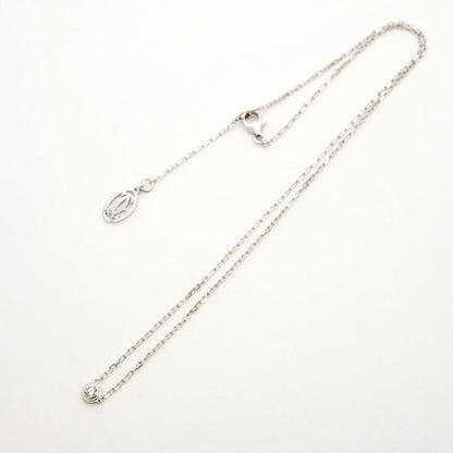 Cartier Necklace Damour Sm 1pd 18k White Gold White Gold Diamond Ladies